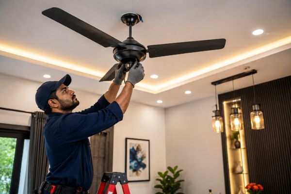 Fan & Light Installation